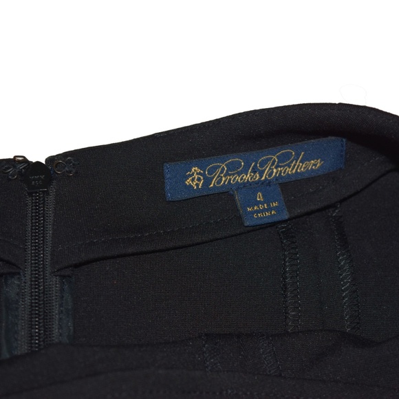 Brooks Brothers: Half Sleeve, Scoop Neck, Sheath Dress - Size 4 - Picture 7 of 7